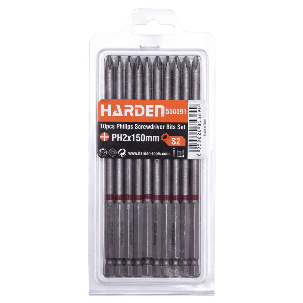 Set de 10 puntas de estría para atornillador inalámbrico