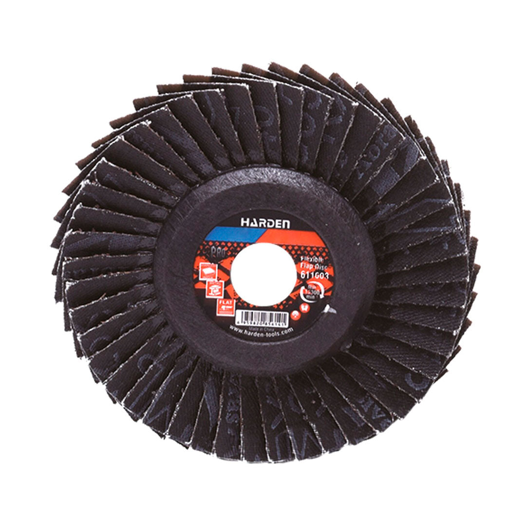 Disco Flap  Flexible 4" Óxido de Aluminio