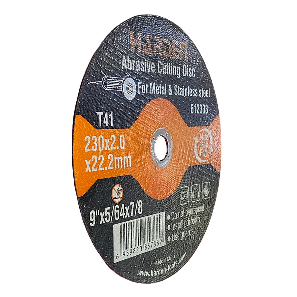 Disco de corte de 9" para metal y acero inoxidable