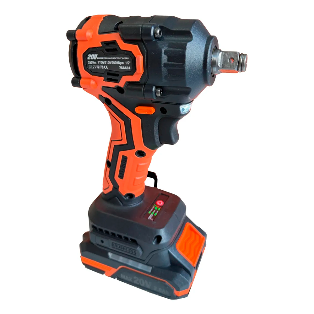 Llave de impacto inalámbrica 1/2" 20V