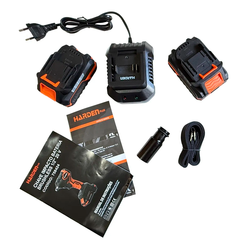 Llave de impacto inalámbrica 1/2" 20V
