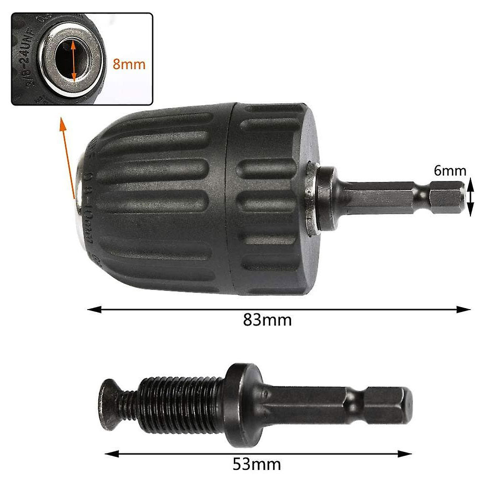 Mandril 10MM (3/8") de ajuste rápido atornillador inalámbrico