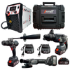 SOLDADOR MMA/MIG/ TIG LIFT 160AH 110/220V + KIT DE HERRAMIENTAS INALÁMBRICAS