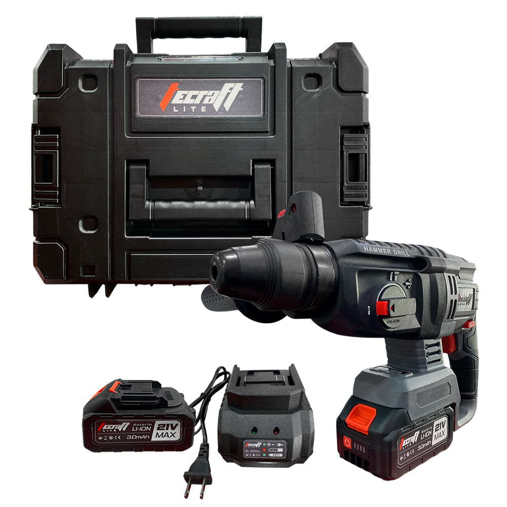 Rotomartillo Inalámbrico SDS PLUS 800W 21v sin escobillas