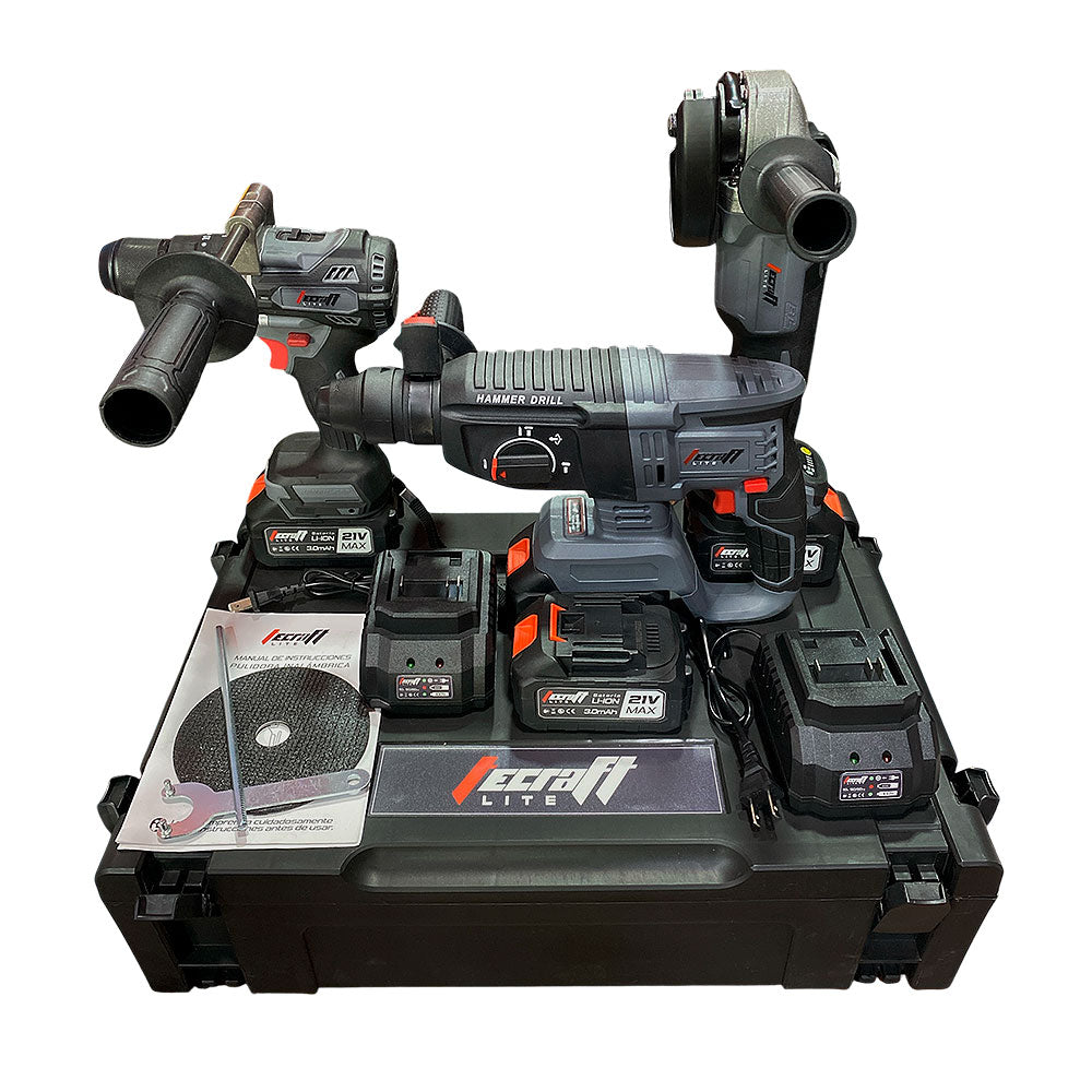 SOLDADOR MMA/MIG/ TIG LIFT 160AH 110/220V + KIT DE HERRAMIENTAS INALÁMBRICAS