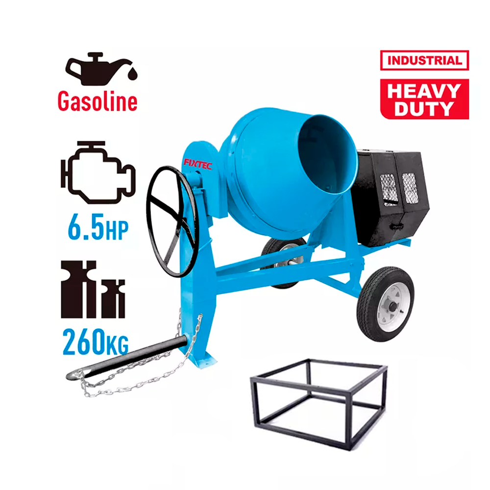 Mezcladora de concreto 6,5HP 350 Litros
