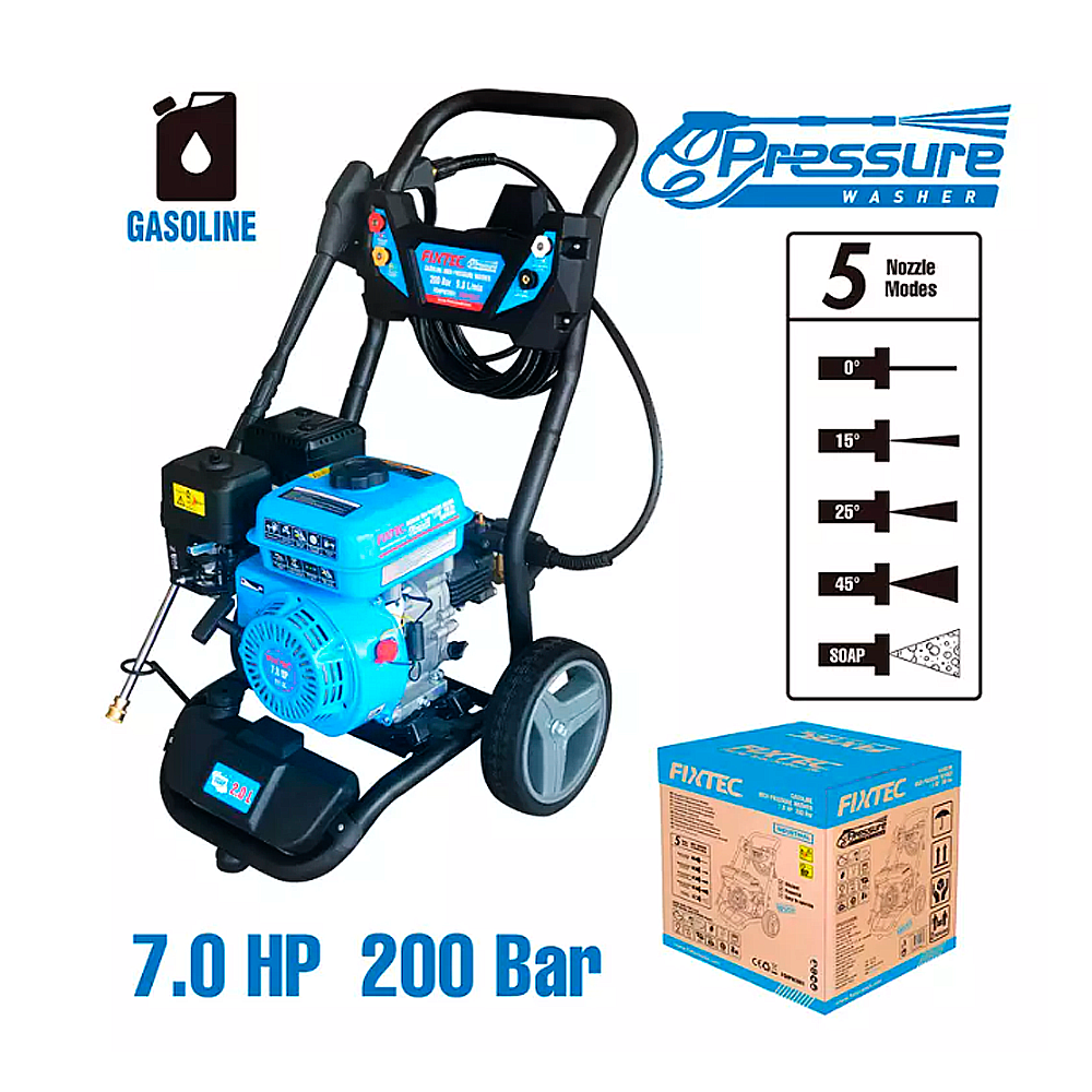 Hidrolavadora a Gasolina 2900psi 7Hp
