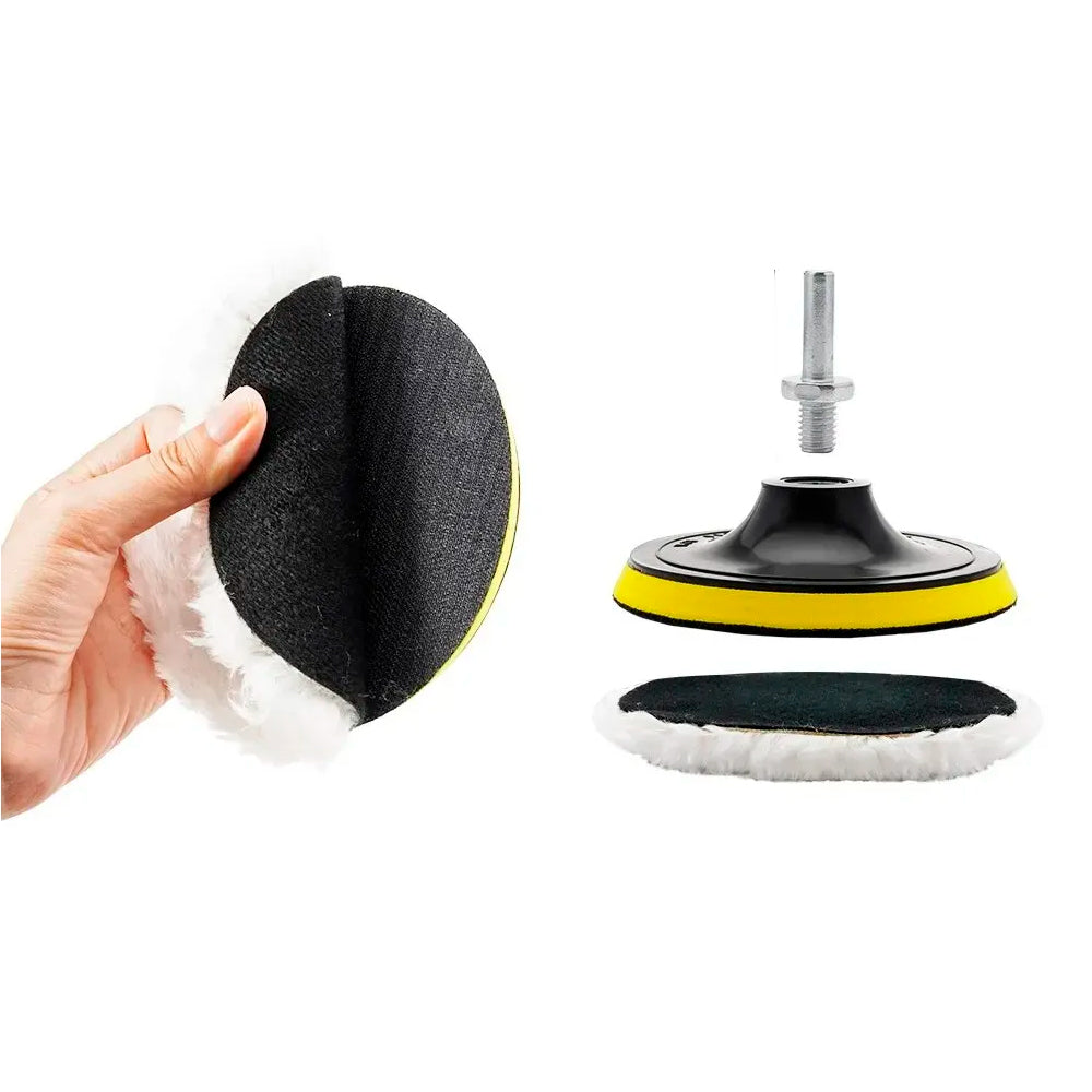 Set de 5 piezas de Pomos de Lana para Polichar