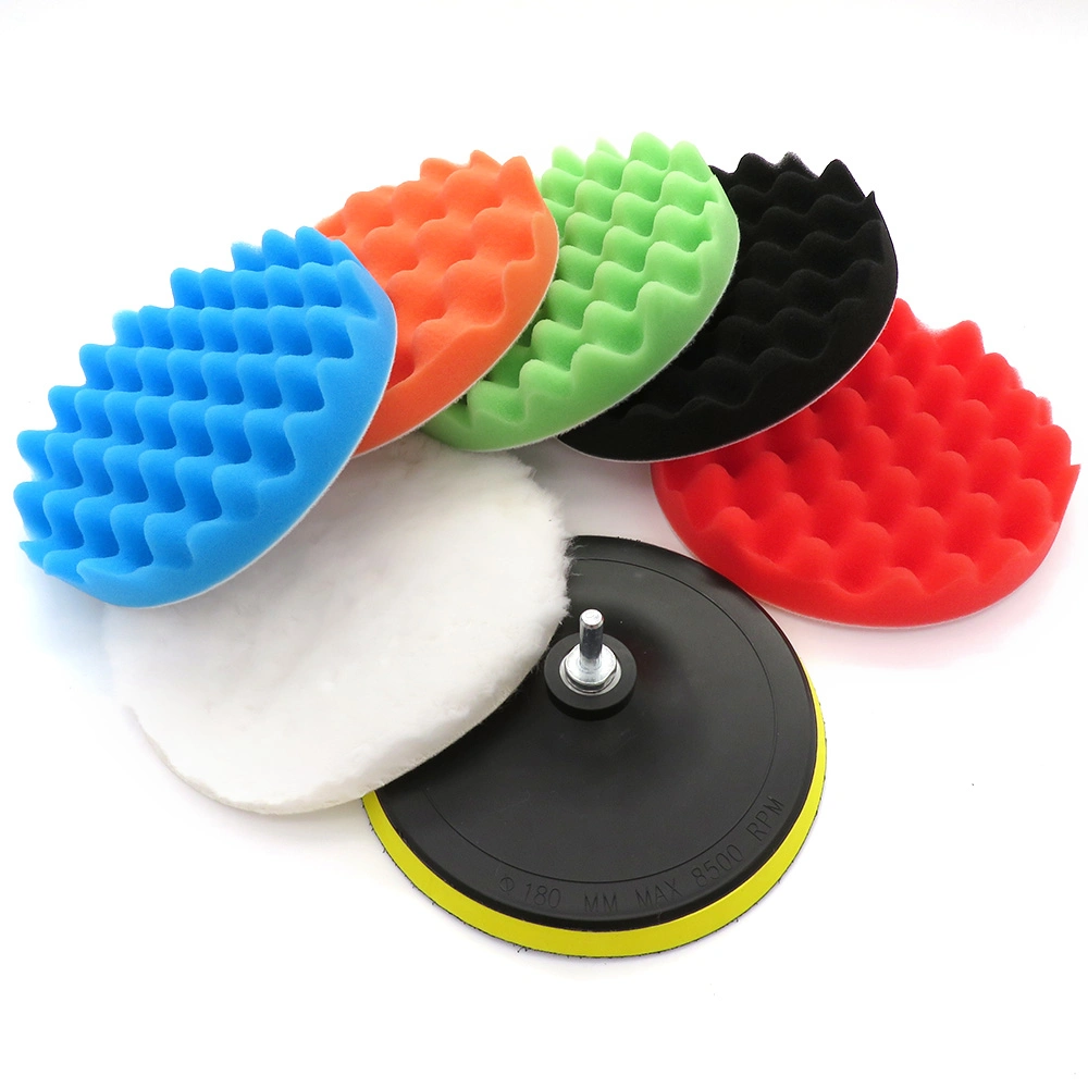 Set de pads de espuma para polichar de 8 piezas