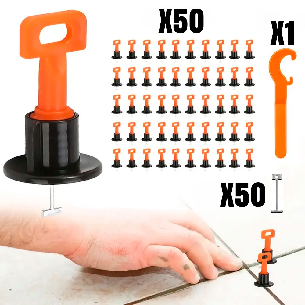 Juego de separadores para instalación de azulejos x 50 unidades