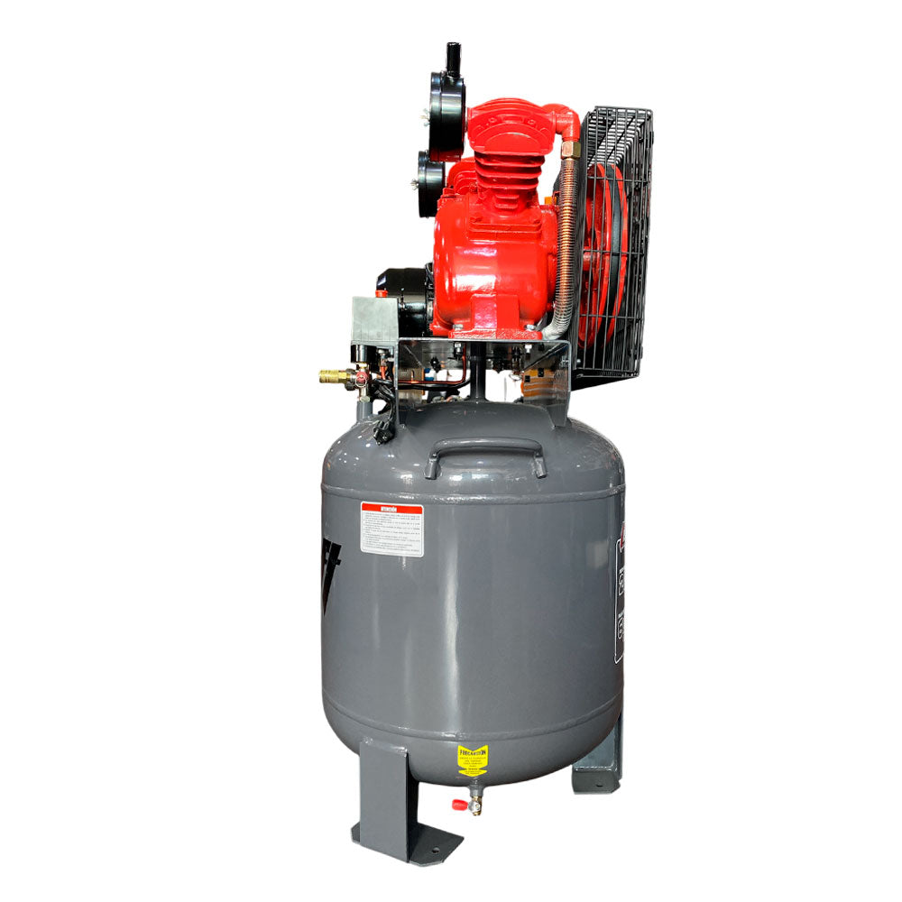 Compresor Vertical de Polea 120L 2 HP 110v