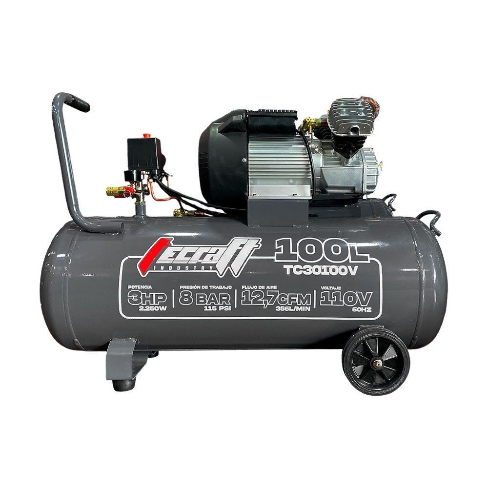 Compresor Profesional  100L 3 HP 110v