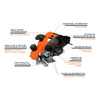 Cepillo Eléctrico 3.1/4" Profesional 850W