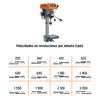 TALADRO DE ARBOL 15´´ 750W 1HP MANDRIL 5/8