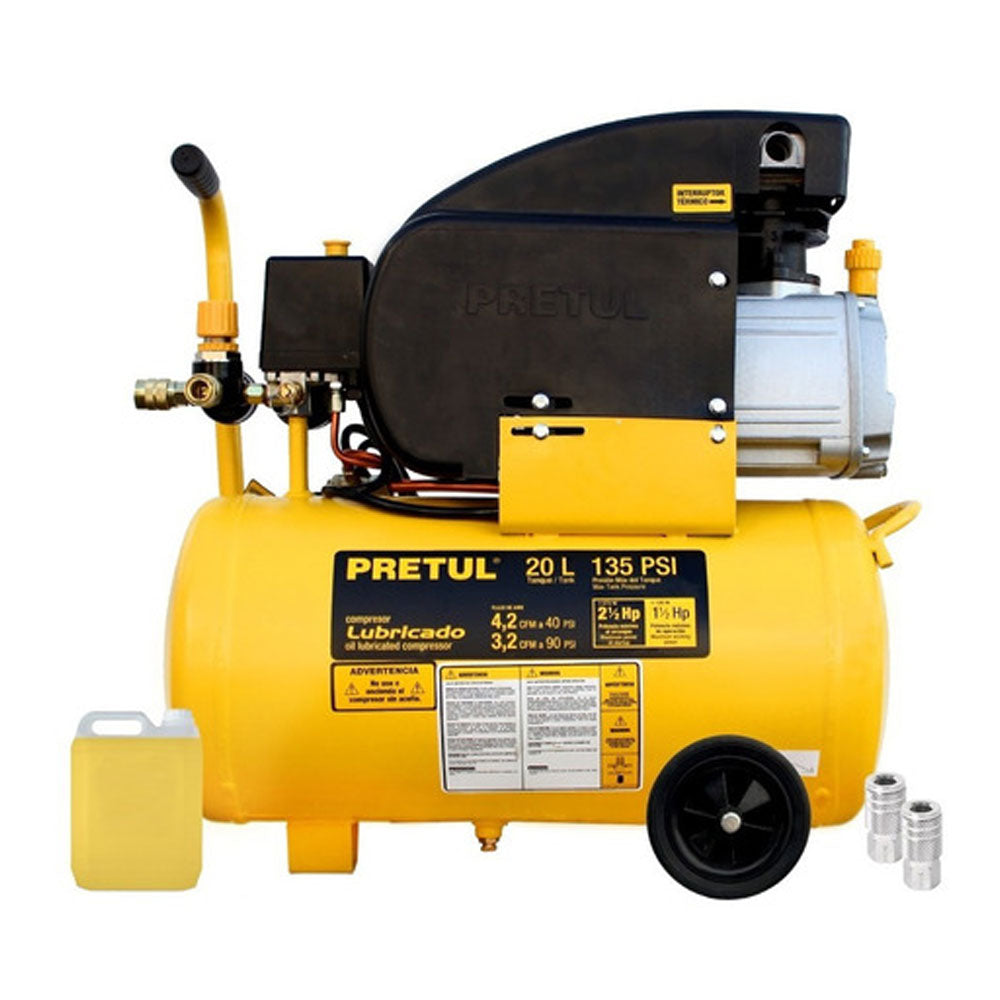 Compresor Profesional  20L 2.1/2 HP 127V