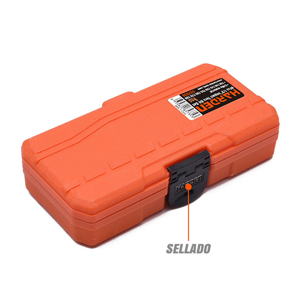 Set de 8 puntas TORX de 1/2"