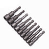 Set de 9 copas con punta hexagonal