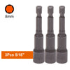 Set de 9 copas con punta hexagonal