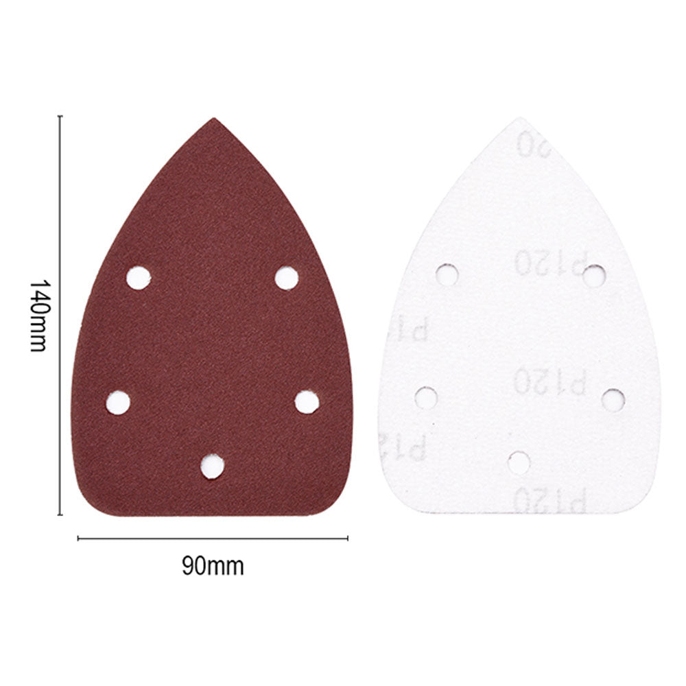 Lija triangular para lijadora delta 10 piezas