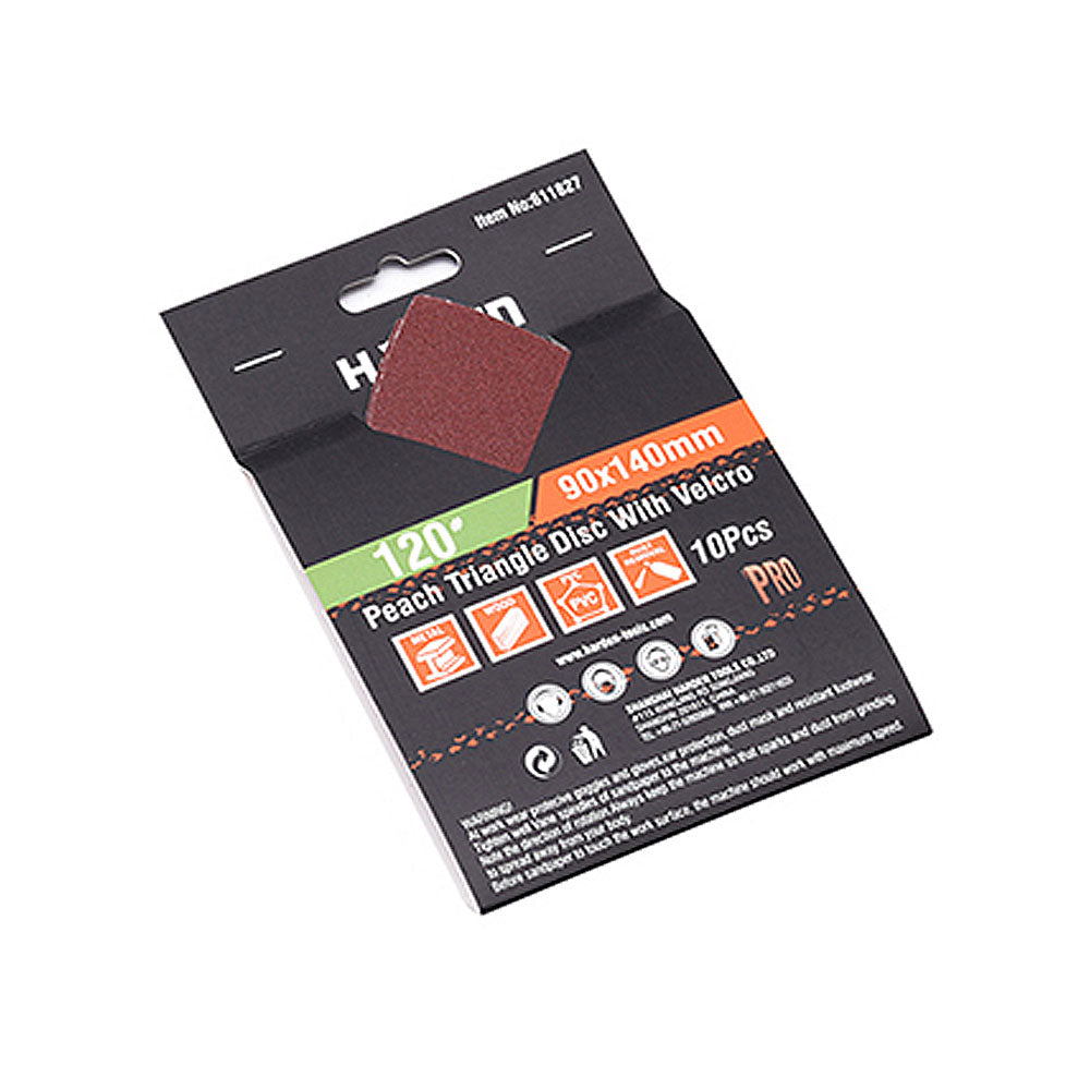 Lija triangular para lijadora delta 10 piezas
