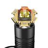 Linterna LED recargable tipo minero