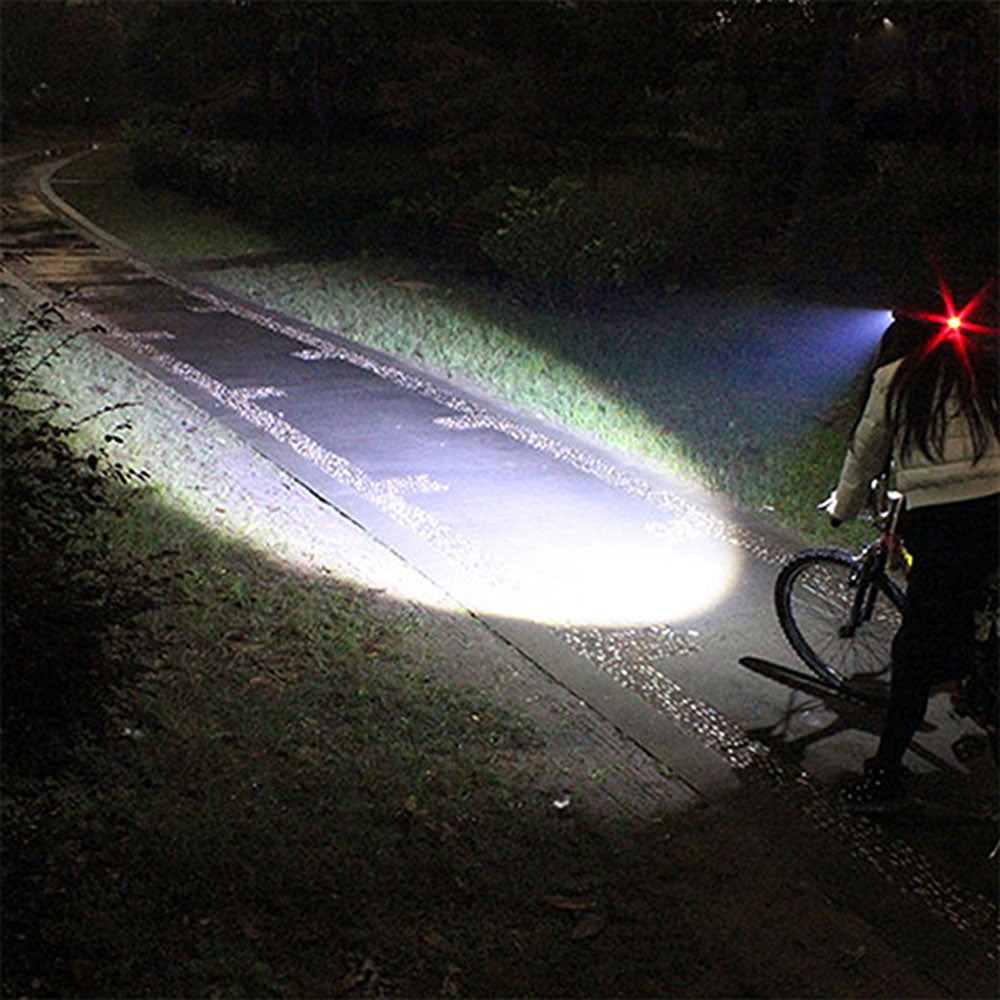 Linterna LED recargable tipo minero