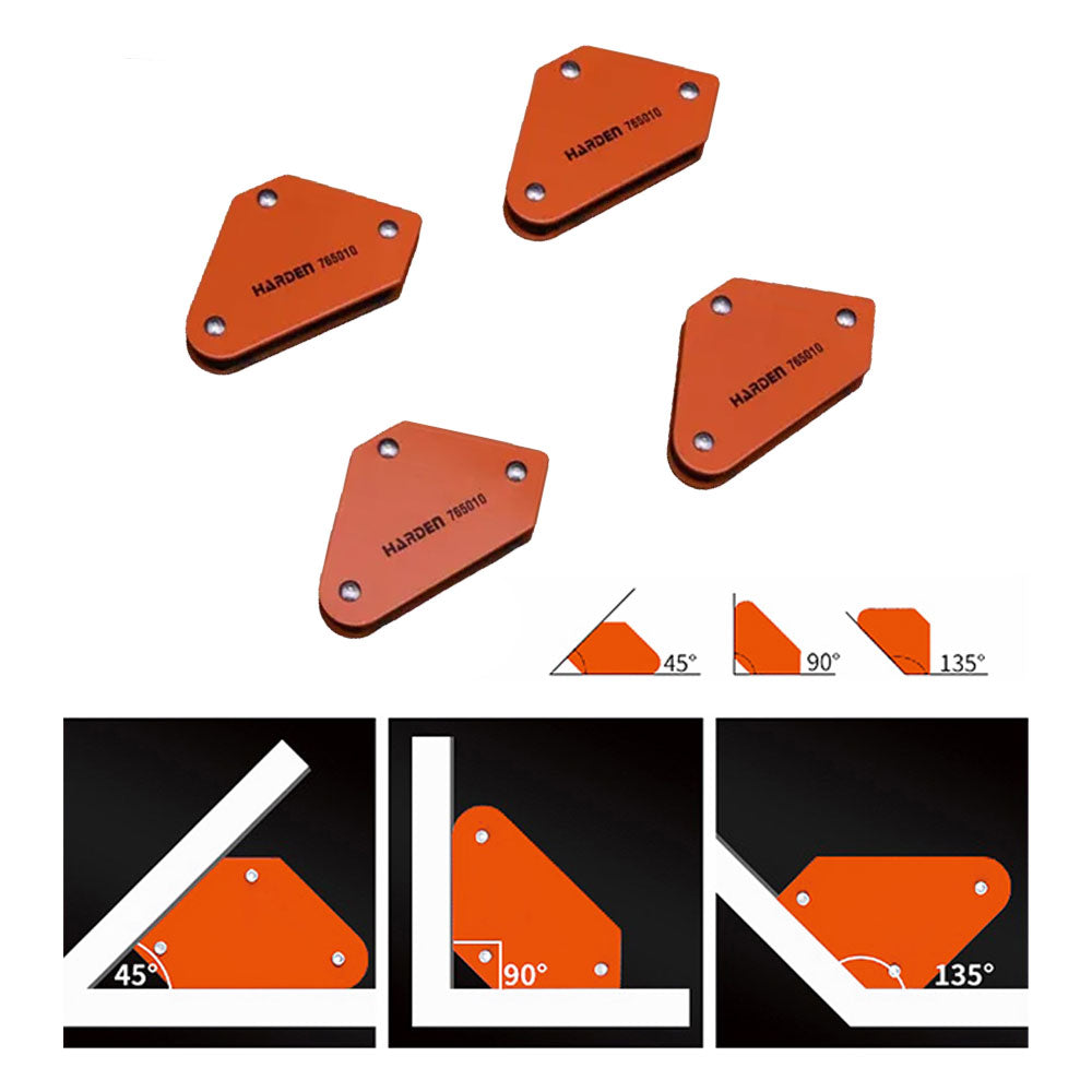 Set de 4 escuadras magnéticas 10LB