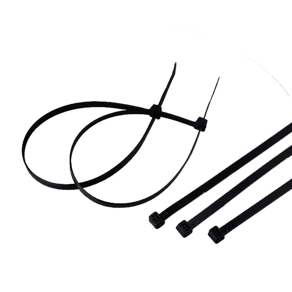 Amarras de nylon negras 100 pzas