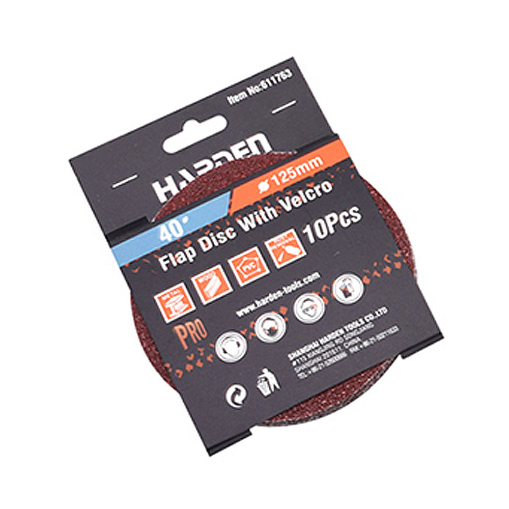 Disco velcro perforado 4.1/2" 10 piezas