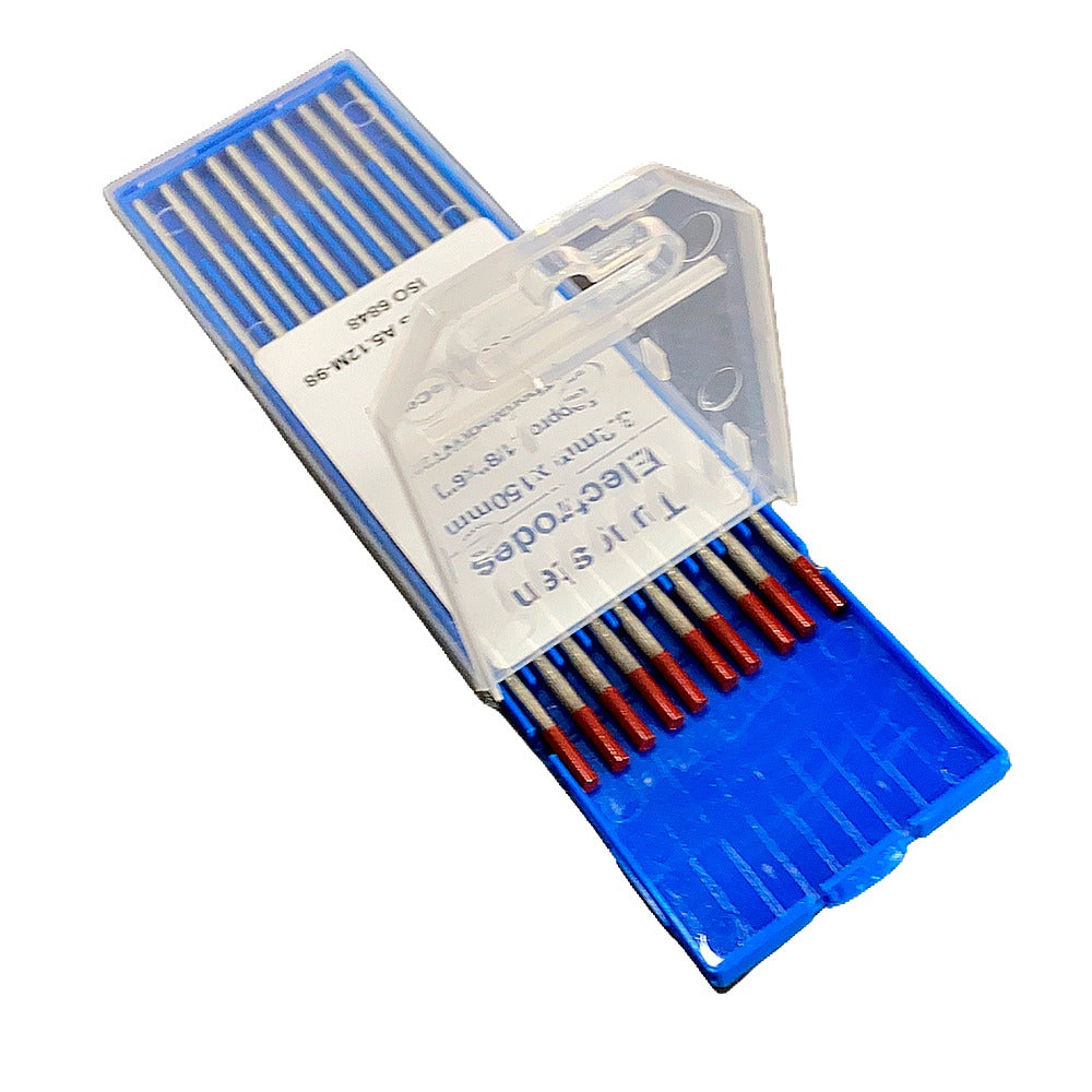 Electrodo de tungsteno rojo