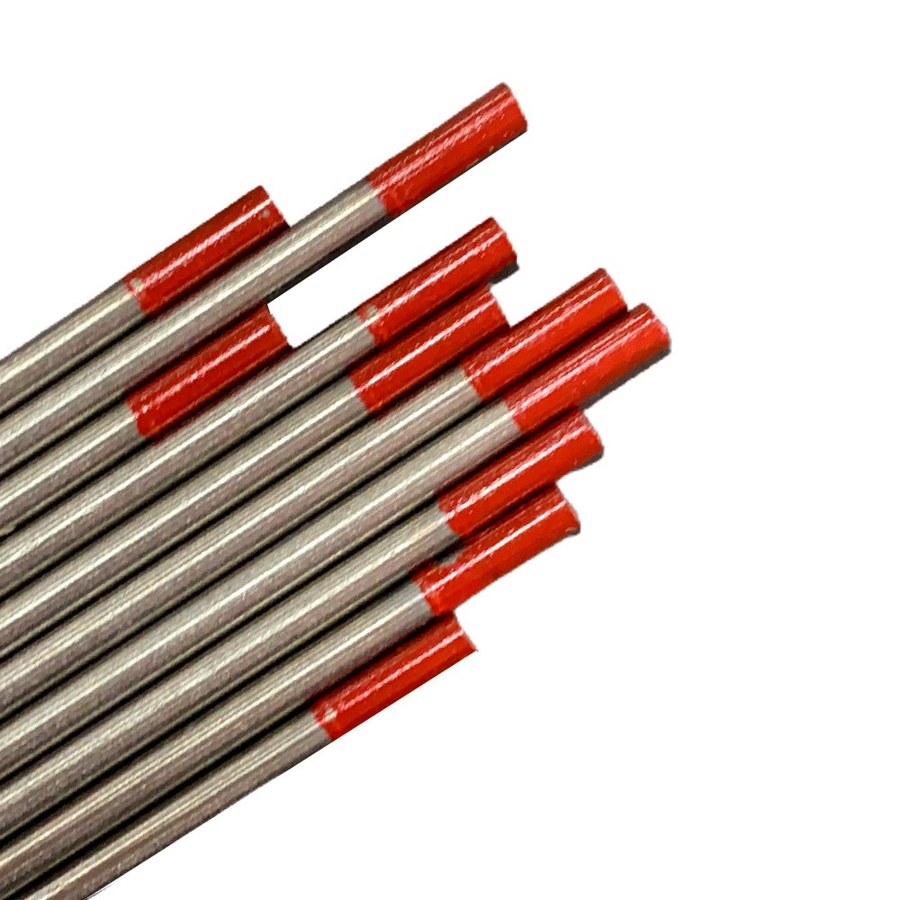 Electrodo de tungsteno rojo