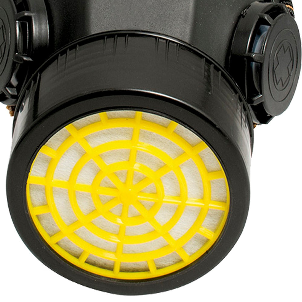 Máscara de seguridad industrial con filtro individual