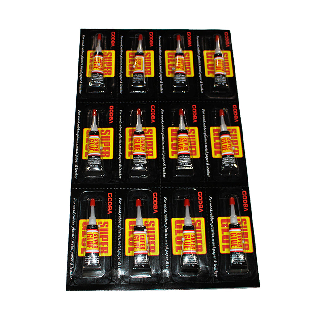 Pegante super glue 12pzas
