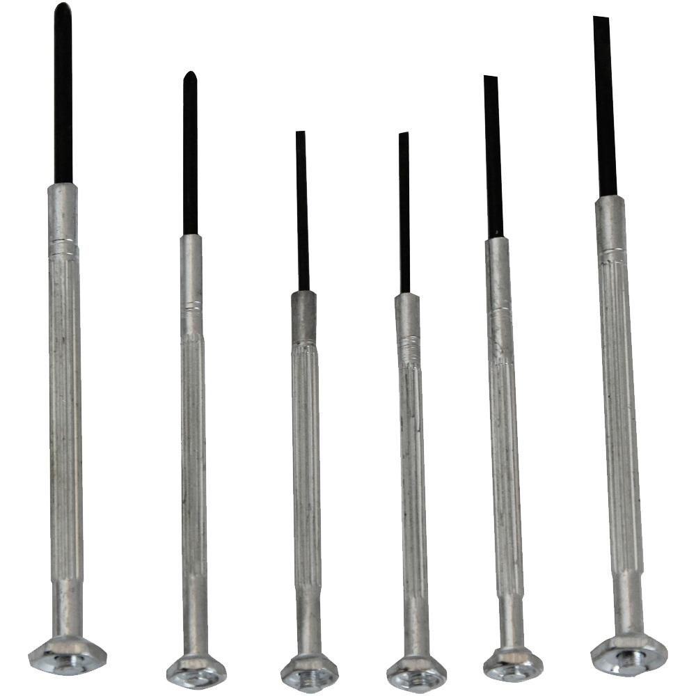 Set de destornilladores de precisión 6 pzas