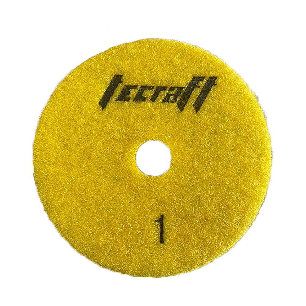 Set de discos para pulir mármol 7pzas Tecraft Industry