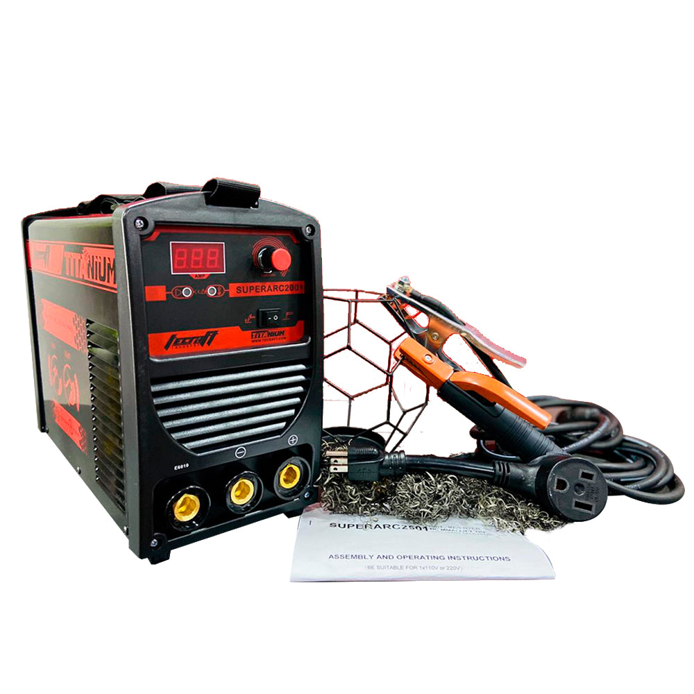 Soldador inversor proceso MMA/TIG LIFT de 200Ah 110V/220V