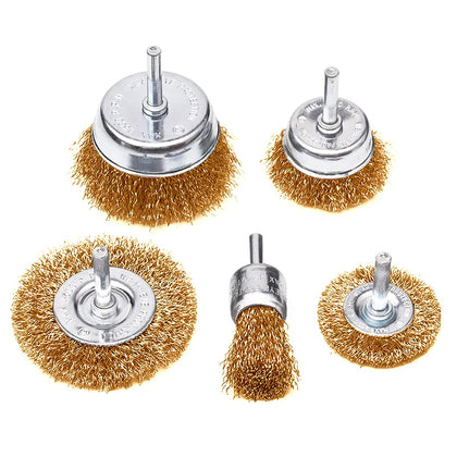 Set de gratas de alambre de 5 piezas