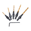 Set de Brocas Avellanadoras de 5 Piezas