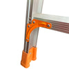 Escalera tipo tijera en aluminio