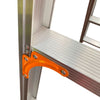 Escalera tipo tijera en aluminio