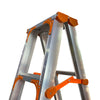 Escalera tipo tijera en aluminio