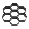Molde para camino de concreto hexagonal