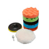 Set de pads de espuma para polichar de 8 piezas