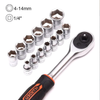 Juego de copas 46 piezas 1/4"