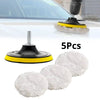 Set de 5 piezas de Pomos de Lana para Polichar