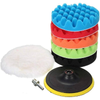 Set de pads de espuma para polichar de 8 piezas