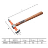 Martillo de impacto para latonería con punta recta 305g