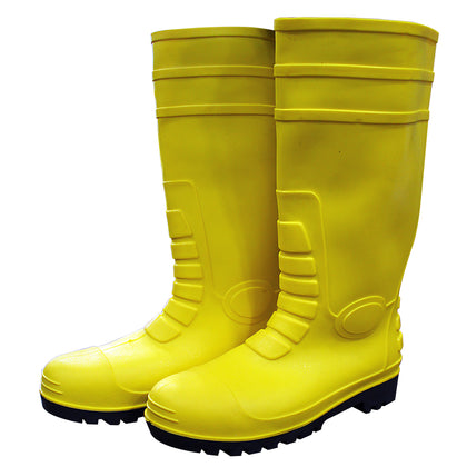 Bota pantanera de caucho de goma hechas en PVC. Muy buena resistencia a grasas animales, aceites vegetales, hidrocarburos y sustancias químicas.