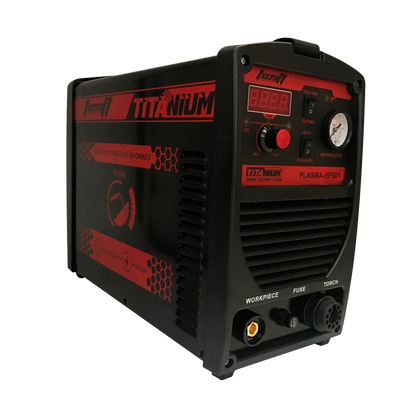 Cortador plasma de 50Ah 110V/220V max de corte 16mm 60% ciclo de trabajo, marca Tecraft Industry, tecnología alemana, un año de garantía.