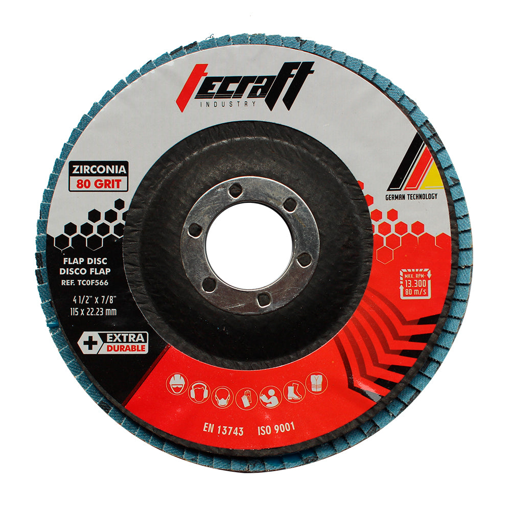 Disco Flap 4.1/2" de circonio